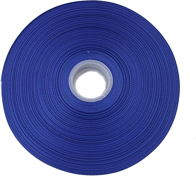 Jesep One Roll 100 Yards 1" Soild Grosgrain Ribbon Boutique Gift Wrapping Package Ribbon, DIY Crafts Bow Hair Headband Accessories Assorted Ribbon#352 (1" 25mm, Royal Blue)