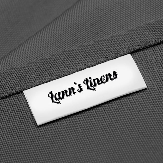 Lann's Linens - 10 Premium 70" Round Tablecloths for Wedding/Banquet/Restaurant - Polyester Fabric Table Cloth - Dark Gray