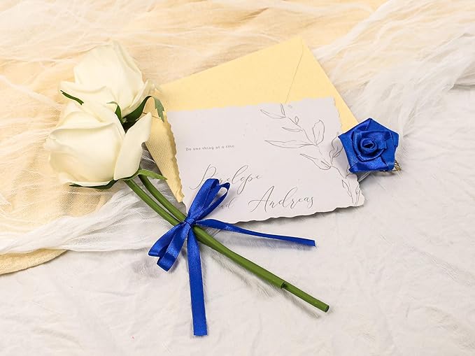 Royal Blue Satin Ribbon 3/8 inch X Continuous 100 Yards, Single Face Polyester Ribbon Perfect for Gift Wrapping, Flower Bouquet, Wedding Decor, Crafts, Bow Making, Sewing and More