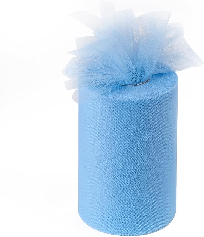 Grayish Green Tulle Fabric Rolls 6 Inch by 100 Yards (300 feet) Tulle Roll Spool Fabric for DIY Tutu Skirt Baby Shower Birthday Party Wedding Decorations Christmas Craft Supplies (Grayish Green)