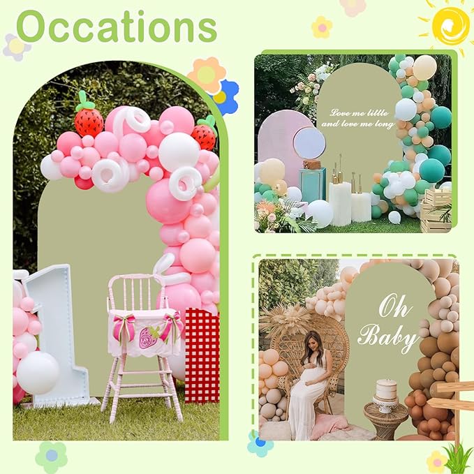 Sage Green Arch Cover Wedding Arch Stand Covers 4FT Arched Backdrop Cover Spandex Arch Covers Stretchy Backdrop for Arch Wall Panels Chiara Back Drop Cover Baby Shower Party Decorations