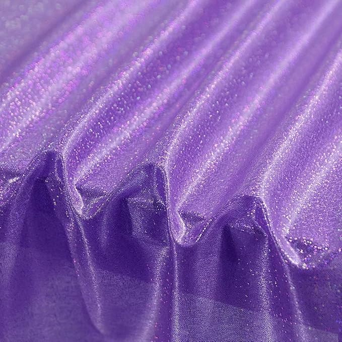Fitable Sequin Tablecloth for Parties 54x54 Inch - Sparkle Glitter Table Cloth Laser Square Overlay for Wedding Baby Shower Ceremony Birthday Holiday Banquet Decor, Purple