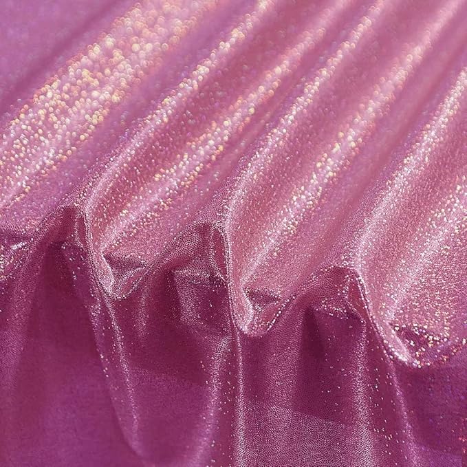 Fitable Sequin Tablecloth for Parties 54x54 Inch - Sparkle Glitter Table Cloth Laser Square Overlay for Wedding Baby Shower Ceremony Birthday Holiday Banquet Decor, Fuchsia