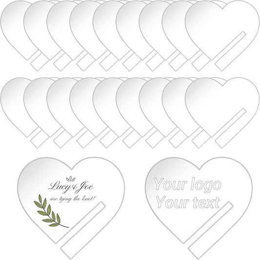 100 Pcs Wine Glass Name Tags, Personalized Wedding Drink Tags Reusable Circle Acrylic Labels Rim of Glass, Drink Markers to Write for Wedding Engagement Birthday Party Decorations
