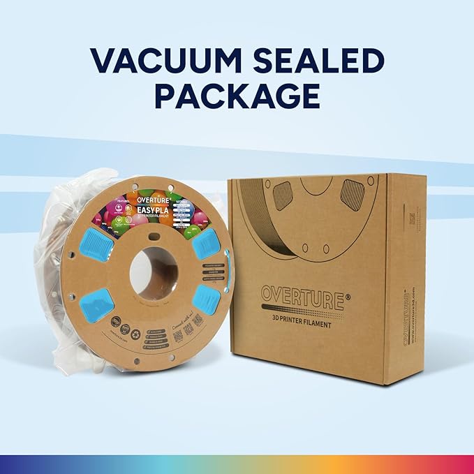 OVERTURE Glow PLA Filament 1.75mm 3D Printer Filament, 1kg Spool (2.2lbs), Dimensional Accuracy +/- 0.02 mm, Fit Most FDM Printer (Glow Blue)