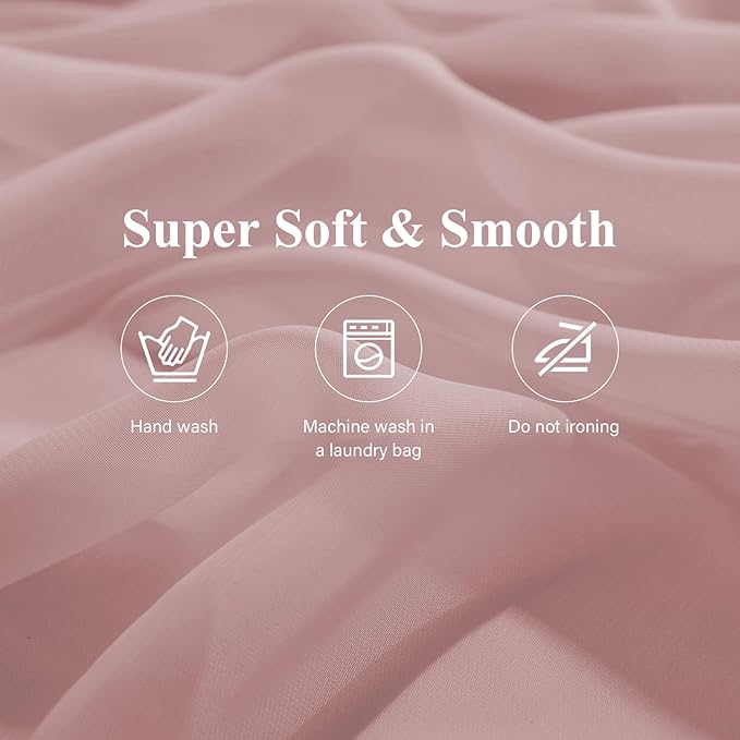 2 Pack 10 Ft Chiffon Table Runner Dusty Rose Gauze Long Table Runners 27x120 Inches Sheer Tulle Table Runner for Rustic Wedding Reception Bridal Shower Decorations Birthday Party