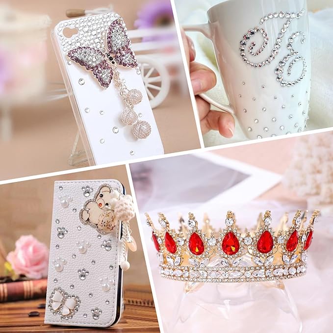 SUREAM 4500PCS Clear Ice Rocks for Vase Filler, 6mm/0.24Inch Acrylic Diamonds Gems, No Holes Faux Acrylic Treasure Crystals for Art Crafts, Wedding Table Scatter, Birthday Party Decoration