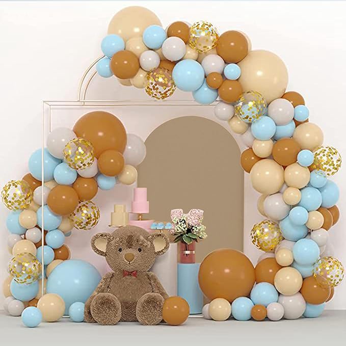 7.2FT Wedding Arch Covers Arch Backdrop Cover Arch Stand Covers Set Arch Cover Spandex Fabric Stretchy Backdrop for Wedding Birthday Party Decoration Baby Shower (Khaki)