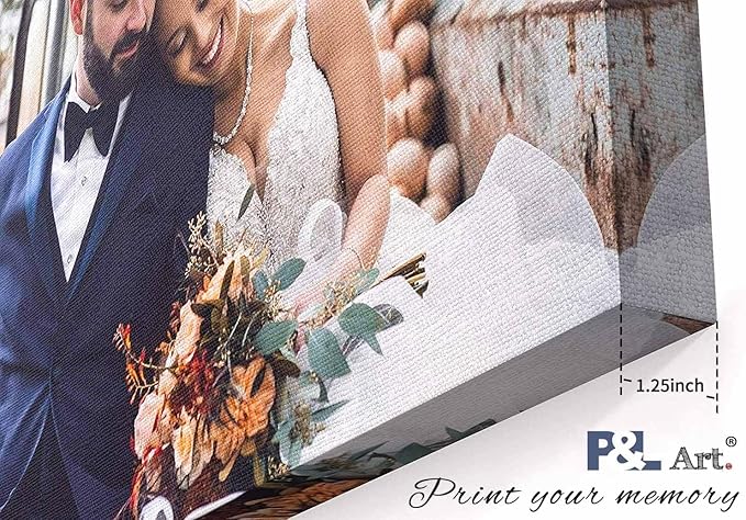 Personalized Custom Canvas Print: Photo to Framed Canvas Art (8x8) - Ideal for Home Decor & Gifts