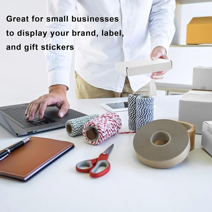 MEBRUDY 6x4x1 Inches Shipping Boxes Pack of 50, Small Corrugated Cardboard Box for Mailing Mailer Packing, White