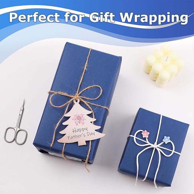 Vanhench 17.8"x1500" (125') Lake Blue Wrapping Paper, Solid Color Art Kraft Craft Paper for Birthday Gift Wrapping/Poster Bulletin Board, Floral Bouquet Flower Crafts Packing, Moving Supplies