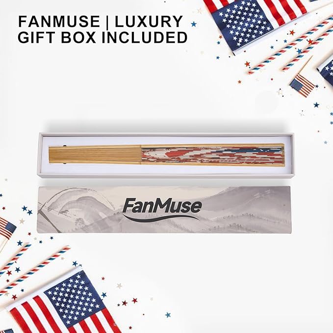 Folding Paper Hand Fan – Golden Gate Bridge Art Folding Fan, Decorative Handheld Paper Fan for Party, Wedding, Travel, Cooling, Home Décor, Gift & Collector Display