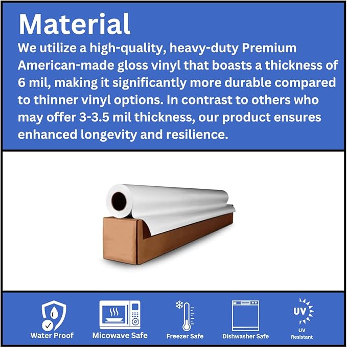 125 avgrafx 3x2 Rectangle Custom Personalized Stickers Labels: Vinyl Waterproof, Dishwasher Safe Made in USA - Logo, Text, Image for Car Sticker Printer, Small Business Packaging Supplies