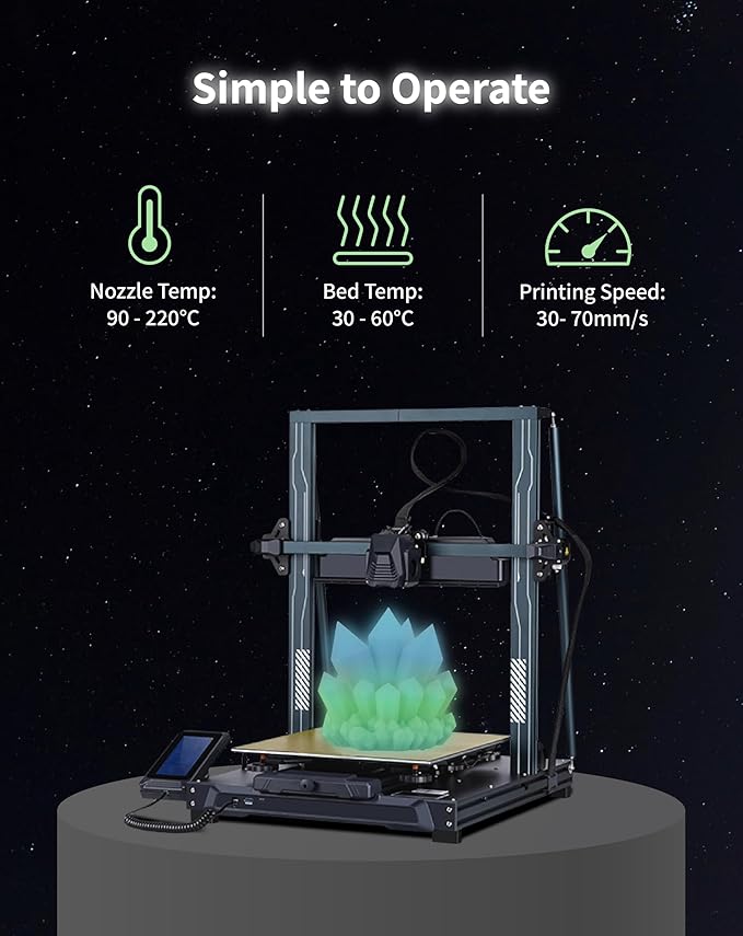 DURAMIC 3D PLA Glow Rainbow in The Dark Filament 1.75mm 1Kg, 3D Printing Luminous Filament 1.75mm Dimensional Accuracy +/- 0.02 mm, Fit Most FDM 3D Printers