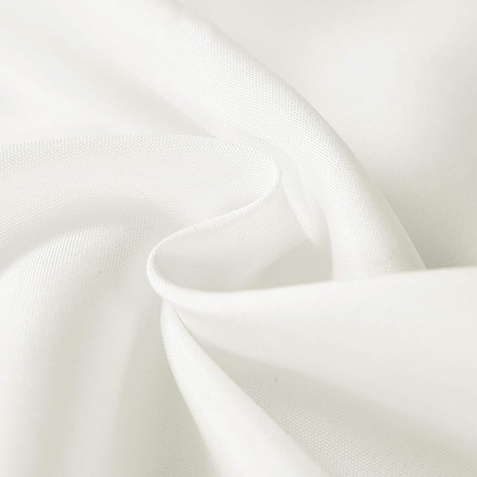 70 inch Round Tablecloth Washable Polyester Table Cloth Decorative Table Cover for Wedding Party Dining Banquet（70 inch,Ivory）