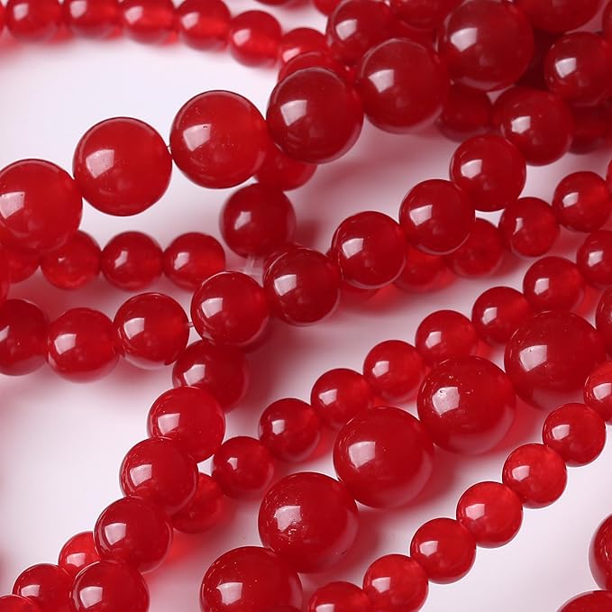Carnelian Stone Round Beads for Jewelry Making DIY Bracelet Necklace 4MM 90PCS
