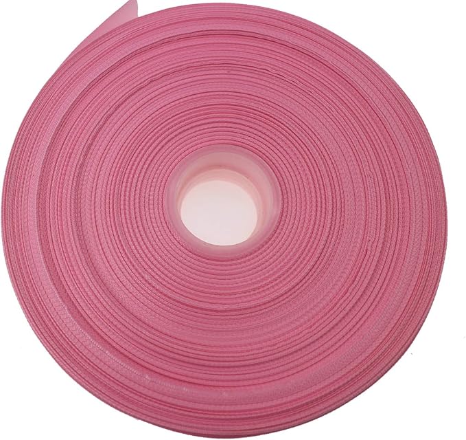 Jesep One Roll 100 Yards 1" Soild Grosgrain Ribbon Boutique Gift Wrapping Package Ribbon, DIY Crafts Bow Hair Headband Accessories Assorted Ribbon#123(1" 25mm, Pink)