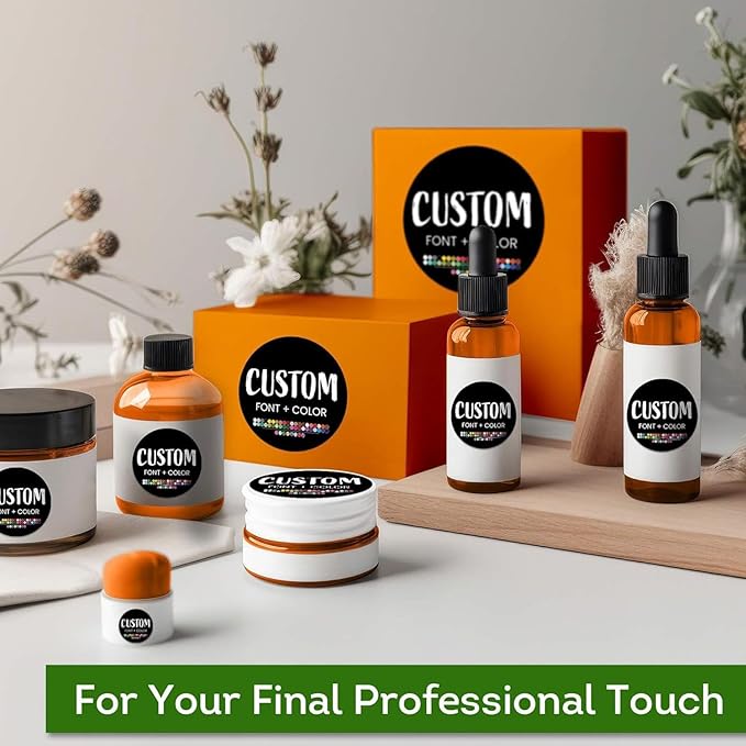 Custom Stickers for Weddings, Birthdays & Businesses - Personalized Labels with Your Logo - Waterproof, Fade and Heat Resistant - Pack of 100-1000 (Custom Image, 3 Inch)