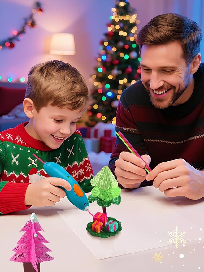 Biubee 32 Colors 3D Pen Filament Refills Compatible with 3Doodler Start+ Only - Safe & Low Temperature PCL, 2.5mm 3D Printer Doodler Pen Refill Packs for Kids Birthday Christmas Gift, 160pcs