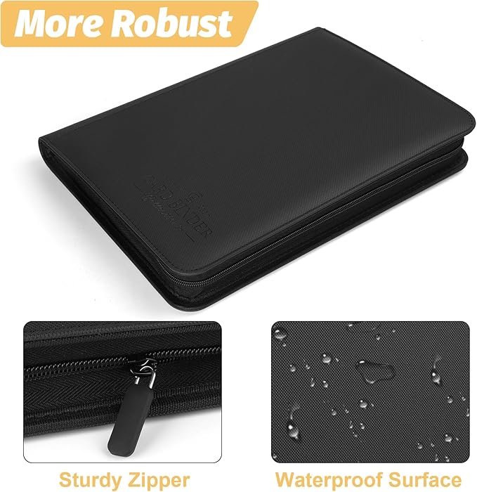 Trading Card Binder, Card Collection Binder Album Folder with 540 Side Loading Pockets, 9 Pocket Trading Card Album Folder for TGC,MTG, Baseball Cards, Yugioh