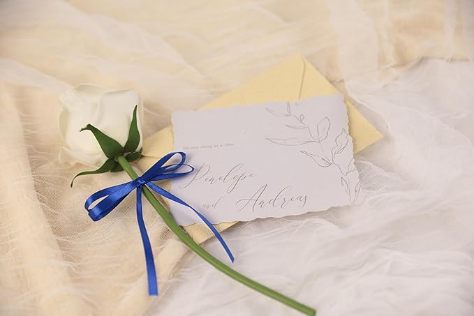 Dark Royal Blue Satin Ribbon 1/4 inch X Continuous 25 Yards, Single Face Polyester Ribbon Perfect for Gift Wrapping, Flower Bouquet, Wedding Decor, Crafts, Bow Making, Sewing and More