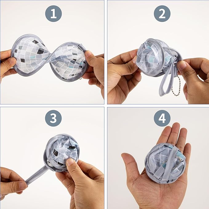 4pcs Disco Round Foldable Hand Fan Japanese Foldable Fan Style Handheld Compact Cooling Fans,Round Folding Fan for Outdoor Games,Xmas Decoration,Festival,Party Favors,Travel,Events