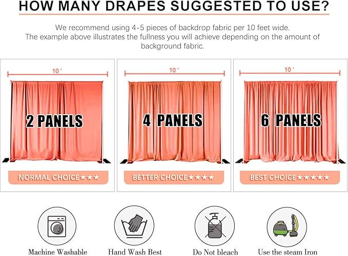 2 Panels Silver Backdrop Curtain, 10 x 7 Feet Background Curtains for Parties, Weddings, Baby Showers, Bachelorette Halloween, Christmas Birthday Party Photoshoot Backdrop Curtains Decorations