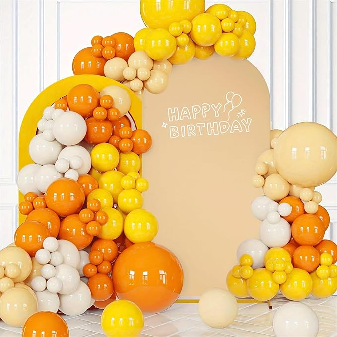 SoarDream Khaki Spandex Arch Cover 6FT Wedding Arch Backdrop Cover Stretchy Backdrop Chiara Wall Arch Stand Cover for Wedding Birthday Balloon Decorations- Ideal for Balloon Arches