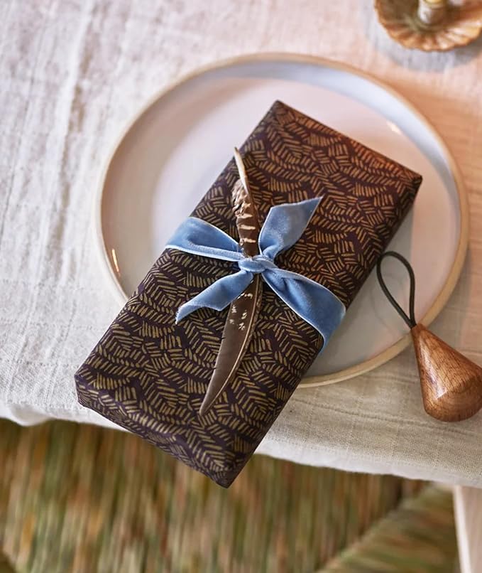 Light Blue Christmas Velvet Ribbon for Tree, Gift Wrapping, Flower Bouquet, Wreath Decorations, Bow Making 1'', 25 Yards