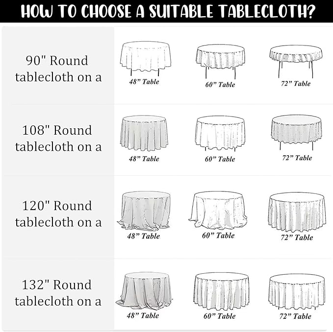 12 Pack Black Round Tablecloth 90 Inch Round Table Covers Bulk Washable Polyester Fabric Round Table Clothes for Wedding Party Reception Banquet Buffet Restaurant (Black, 90 Inch)