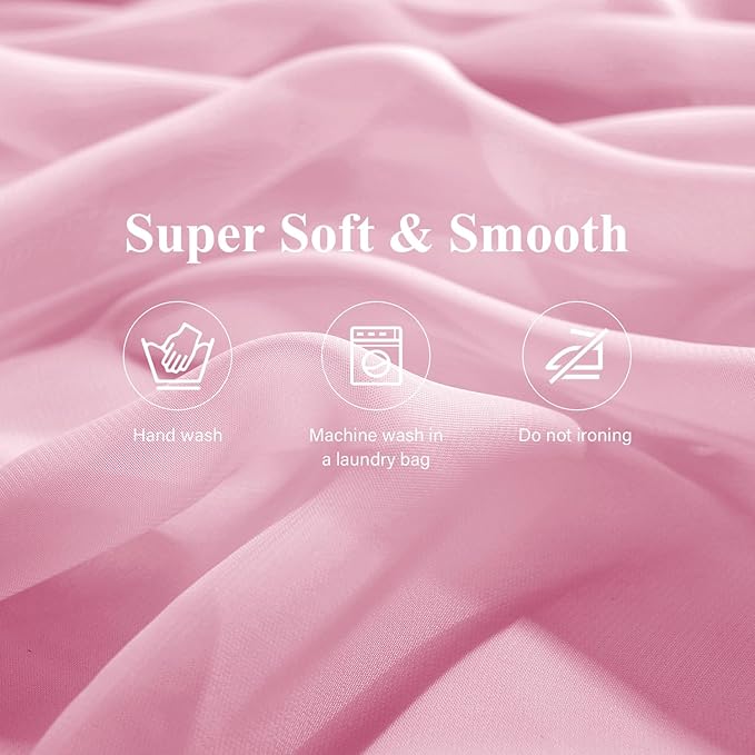 2 Pack 10 Ft Chiffon Table Runner Light Pink Gauze Long Table Runners 27x120 Inches Sheer Tulle Table Runner for Rustic Wedding Reception Bridal Shower Decorations Birthday Party