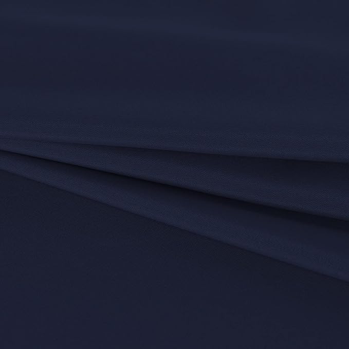 Fitable Rectangle Tablecloth Stain and Wrinkle Resistant Washable Polyester Table Cloth for Buffet Parties and Camping (60x102 inch, Navy Blue)