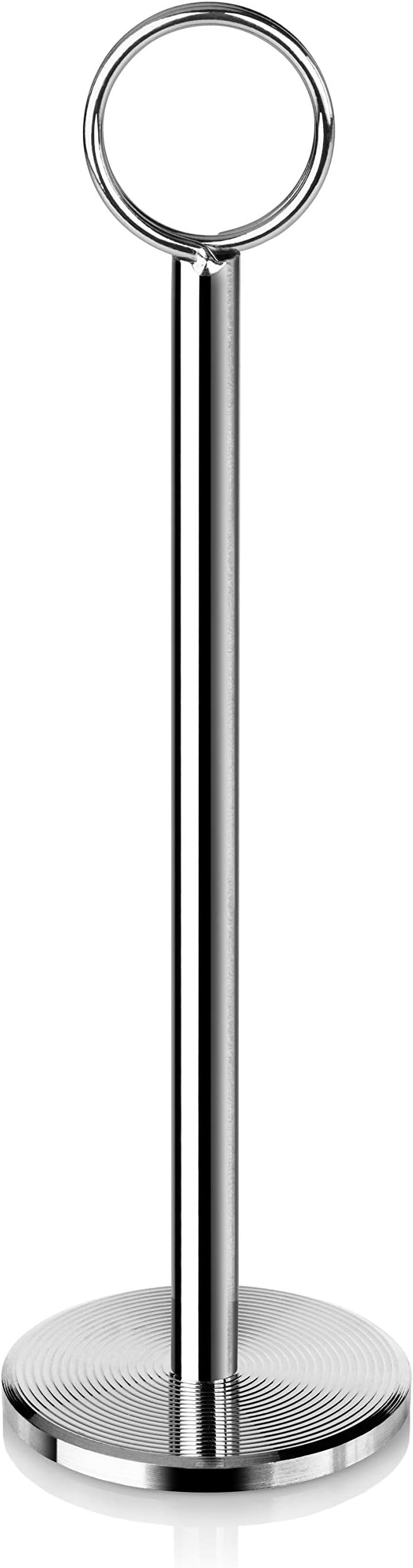 New Star Foodservice 23336 Ring-Clip Table Number Holder/Number Stand/Place Card Holder, 8-Inch, Set of 12