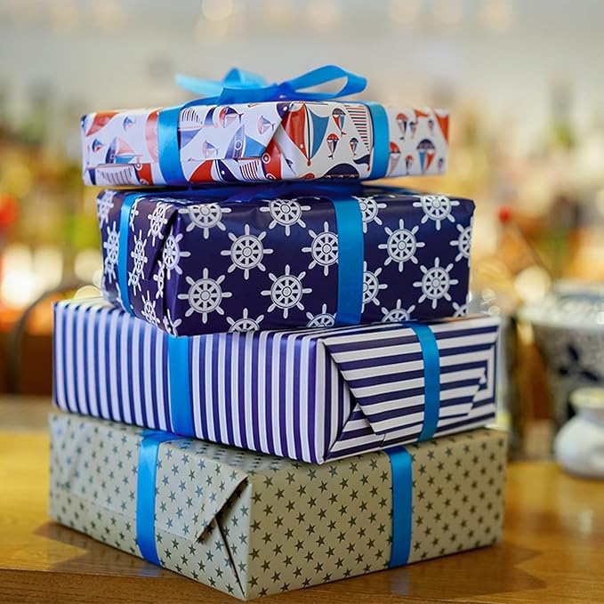 5/8 Inch Royal Blue Satin Ribbon 50 Yards Solid Fabric Ribbons for Gift Wrapping, Crafts and DIY Projects, Bows Making, Wedding, Party, Holiday Decor