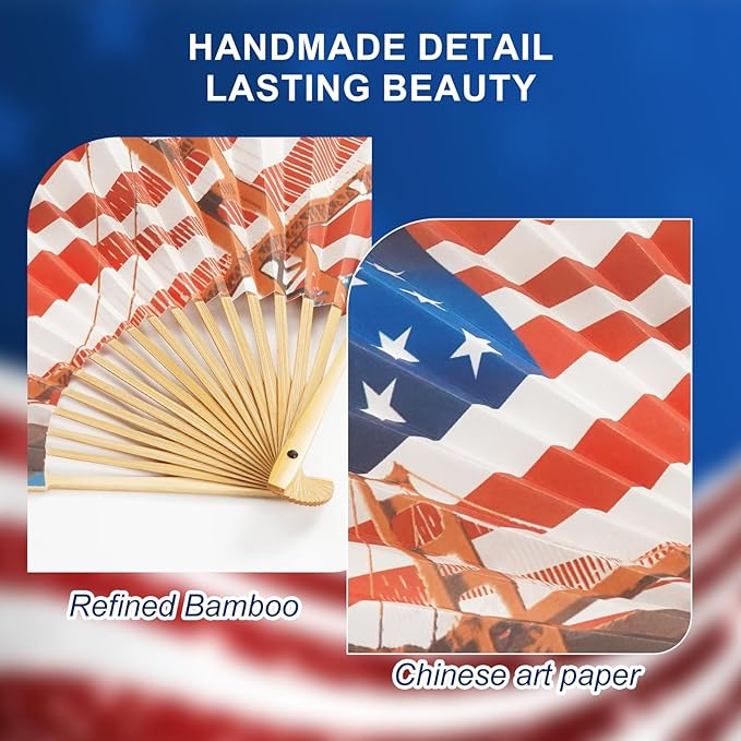 Folding Paper Hand Fan – Golden Gate Bridge Art Folding Fan, Decorative Handheld Paper Fan for Party, Wedding, Travel, Cooling, Home Décor, Gift & Collector Display