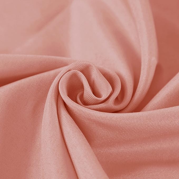 Fokitut 2 Pack Waterproof Rectangle Tablecloth, 90x156 Inch,Stain Resistant and Wrinkle Polyester Table Cloth, Fabric Table Cover for Kitchen Dining, Wedding, Party, Holiday Dinner-Dusty Pink