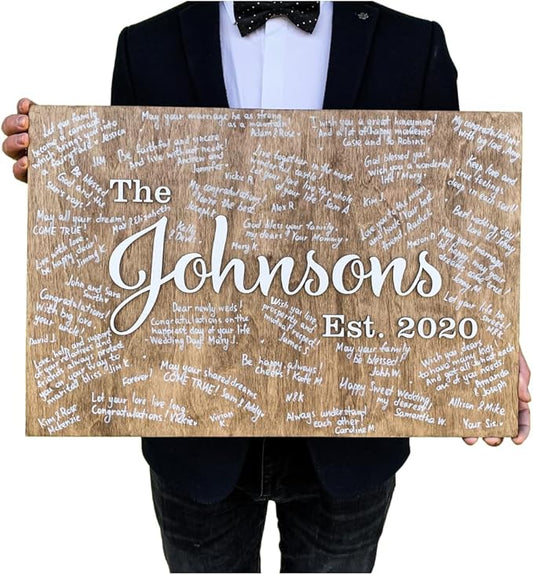 Wedding Guest Book Alternative, Medium - 16.1 inches (41 cm), Wooden Wish Book Circle, Unique Guest Book Sign, Wooden Guest Book, Wedding Autumn Decor, Wedding Wish Book, Wooden Rounded Guest Book