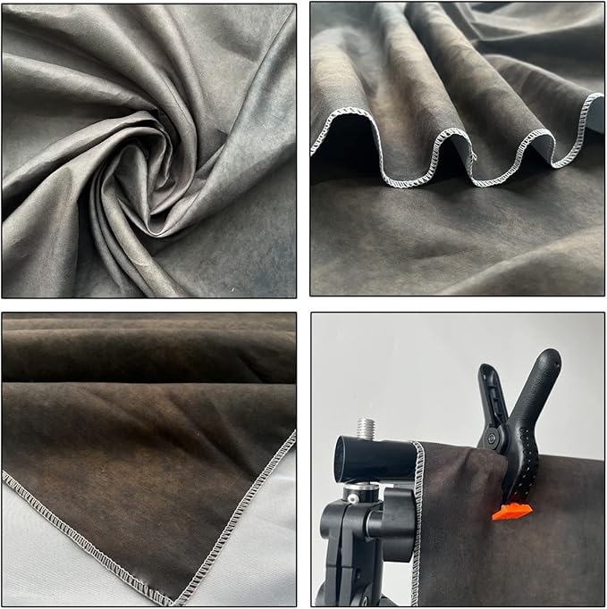 5x7ft Dark Brown Mottled Texture Photography Backdrop for Portrait Photo Studio Prop Abstract Background for Photographyer