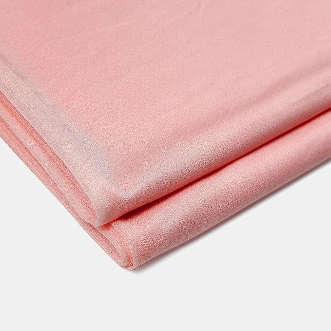 VDS Pack of 2 Panel (30 Inch X 30 Feet) Wedding Arch Draping Fabric Sheer Chiffon Fabric Drapery for Wedding Ceremony Reception Swag Backdrop Canopy Chuppah ARBO Altars Decoration (Dusty Rose)