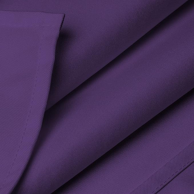 Lann's Linens - 10 Premium 70" Square Tablecloths for Wedding/Banquet/Restaurant - Polyester Fabric Table Cloth - Purple
