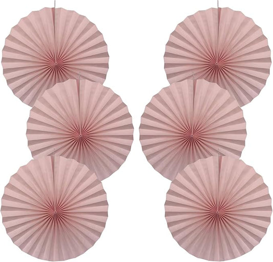 Pink Birthday Decorations,DIY Pink Paper Fans Hanging Decoration ,Party Supplies Party Fans 16in, Pink Christmas,Wedding Graduation Events Accessories 30 Color DIY Set (Baby Pink)