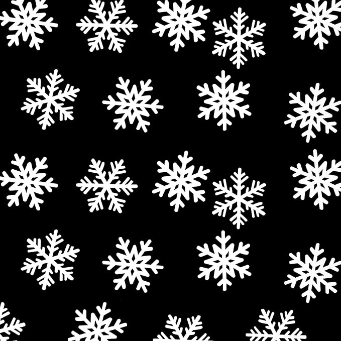 200PC White Snowflake Confetti Christmas Decorations Mini Snowflakes Table Confetti For Winter Wonderland Birthday Baby Shower Wedding Party Decoration