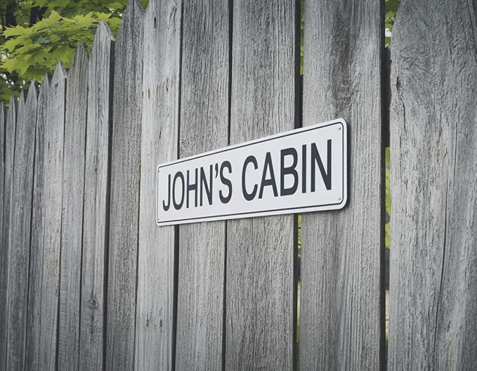 Custom Reflective Street Signs - Single/Double Sided Outdoor Metal Signs with Text, Photo, Logo - Personalized for Office, Business, Home - 4x18 Inch Rust Free .040 Aluminum