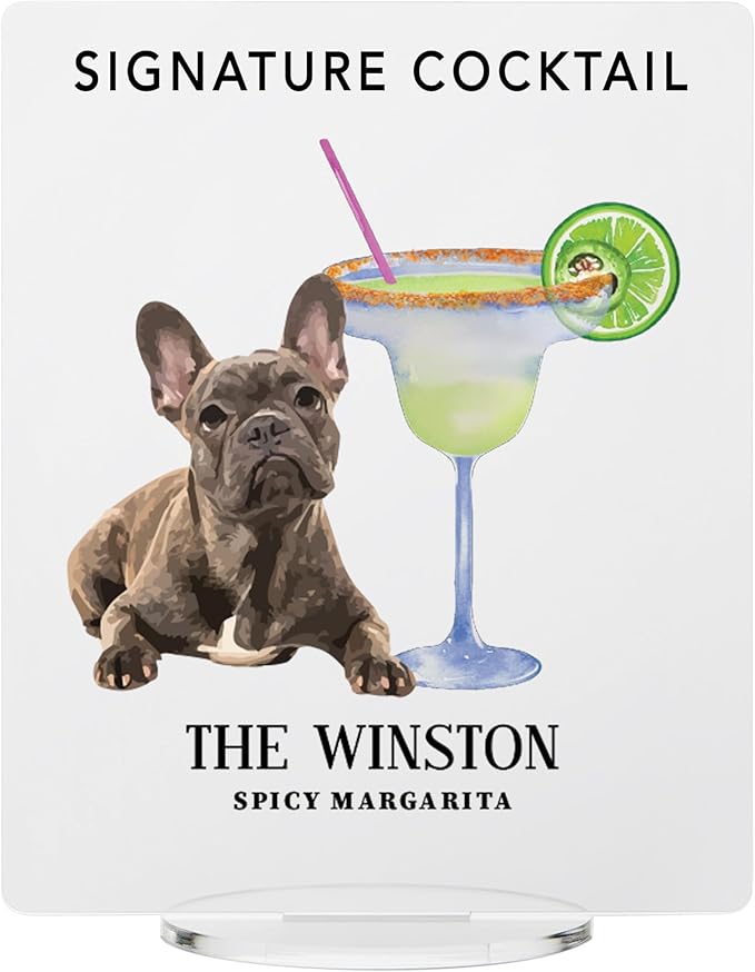Pet Signature Drink Wedding Signs
