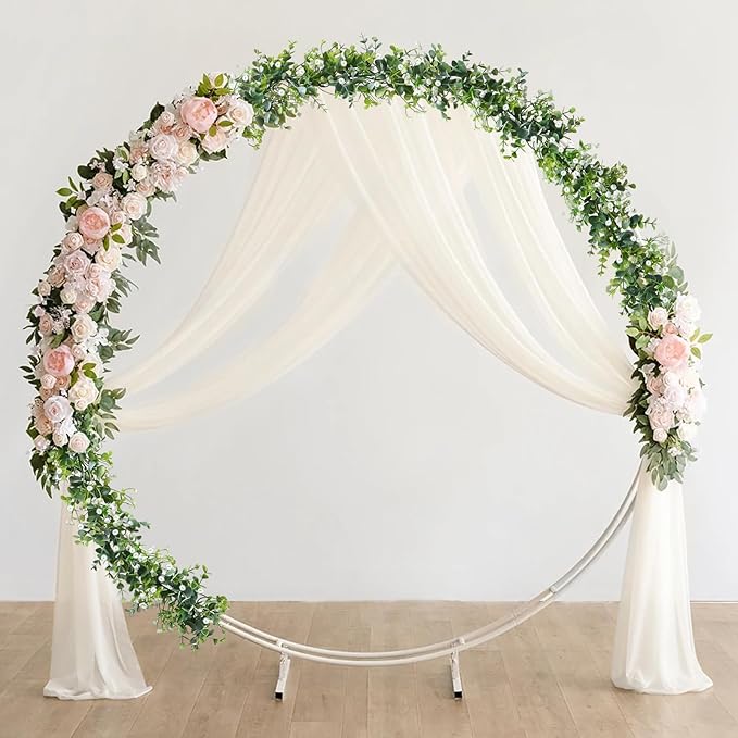 SOMYTING Artificial Eucalyptus Garland 4 Packs 6Ft Faux Eucalyptus Garlands Eucalyptus Leaves Table Greenery Garland Wreath Vines Artificial Vine Plants for Wedding Backdrop Arch Table Party Decor
