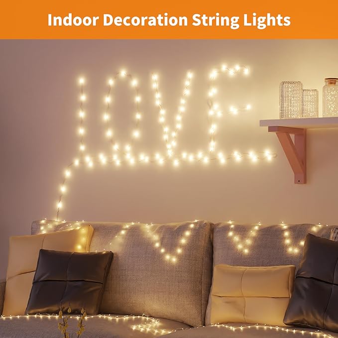 TingMiao 6 Pack Fairy Lights Battery Operated 7.2 ft 20 LED Mini String Lights Waterproof Silvery Copper Wire Firefly Starry Lights for Wedding Bedroom Party Christmas Decor(Warm White)