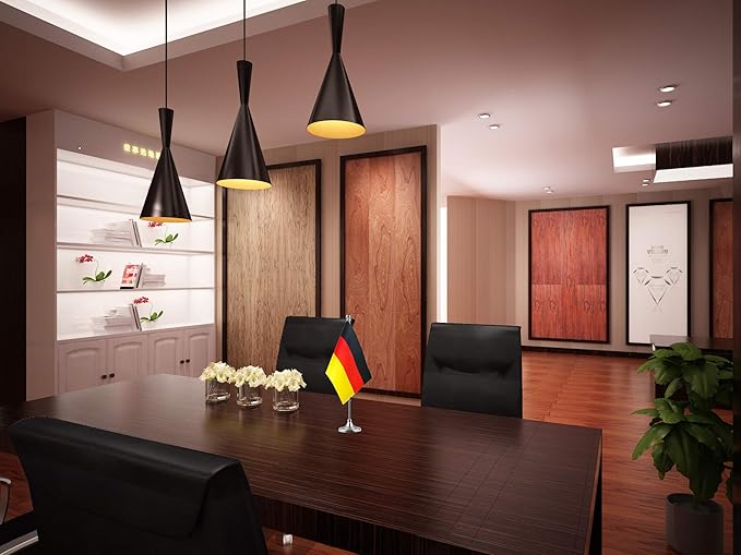Germany German Flag Table Desk Flags,Office Flag,International World Country Flags Banners,Festival Events Celebration,Office Desk Home Decoration