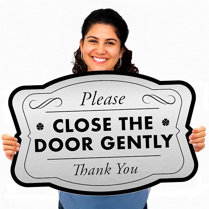 Custom Decorative Outdoor, Personalized Aluminum Signs - 10x7 In, Made in USA, Waterproof, Metallic Silver Driveway Signs