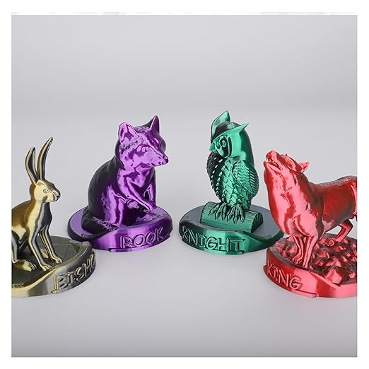 3D Printer Filament Bundle, Silk PLA Filament 1.75mm, Dual Color Filament 200gX 4 Spools Silk Filament Bundle Multicolor