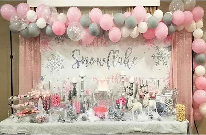 Pink Sequin Curtains 2FTx8FT 4 Panels Pink Sequin Backdrop Curtain for Parties Glitter Backdrop Photo Background for Wedding Baby Shower